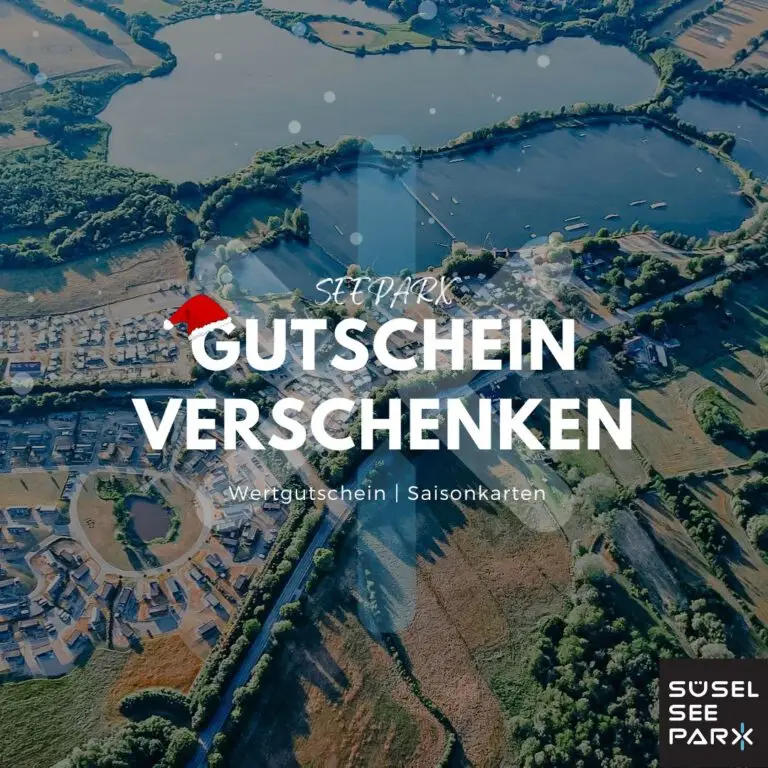Werbebanner mit dem Text: Gutschein verschenken für Süsel Seeparx